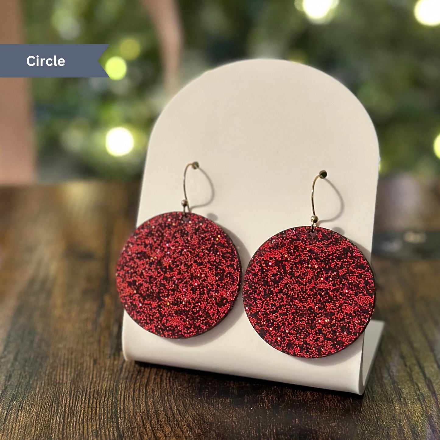 Dangle Earrings, Glitter Earrings, Red Glitter, Sparkly, Dangle Christmas, Valentines Earrings, Classy Earrings, Chunky Glitter