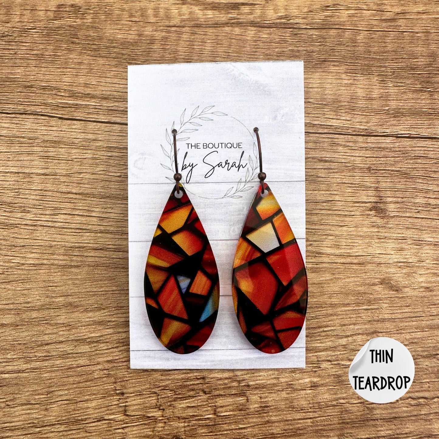 Stained Glass Earrings, Candy Corn Earrings, Fun Halloween Dangle, Halloween Jewelry, Fall Earrings, Spooky Earrings, Candy Corn Gift