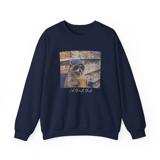 I’d Thrift That Shirt | Thrifting Graphic Tee | Vintage Aesthetic Shirt | Comfort Colors Tee or Crewneck Sweatshirt | Trendy Thrift Lover Gift
